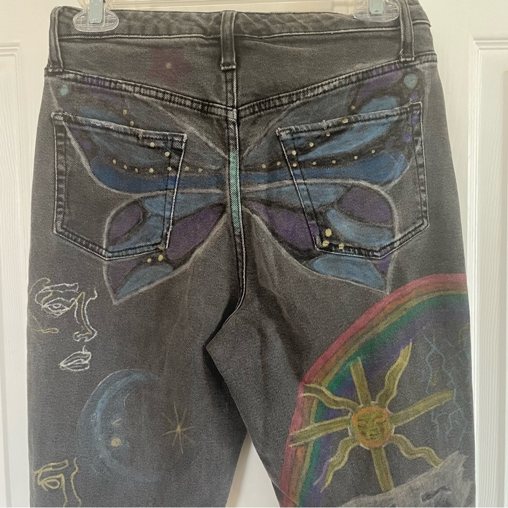 Wild Fable Painted Ripped Jeans